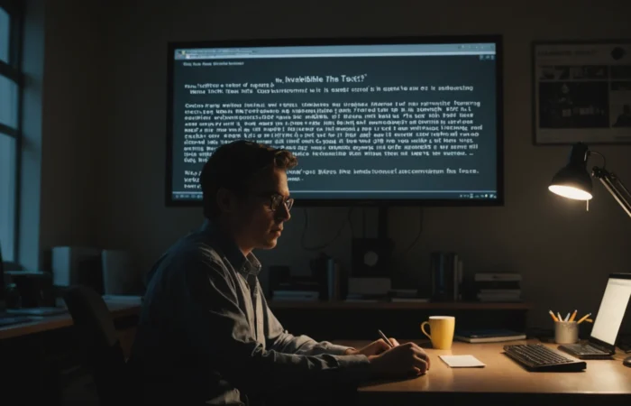 texte invisible à copier-coller